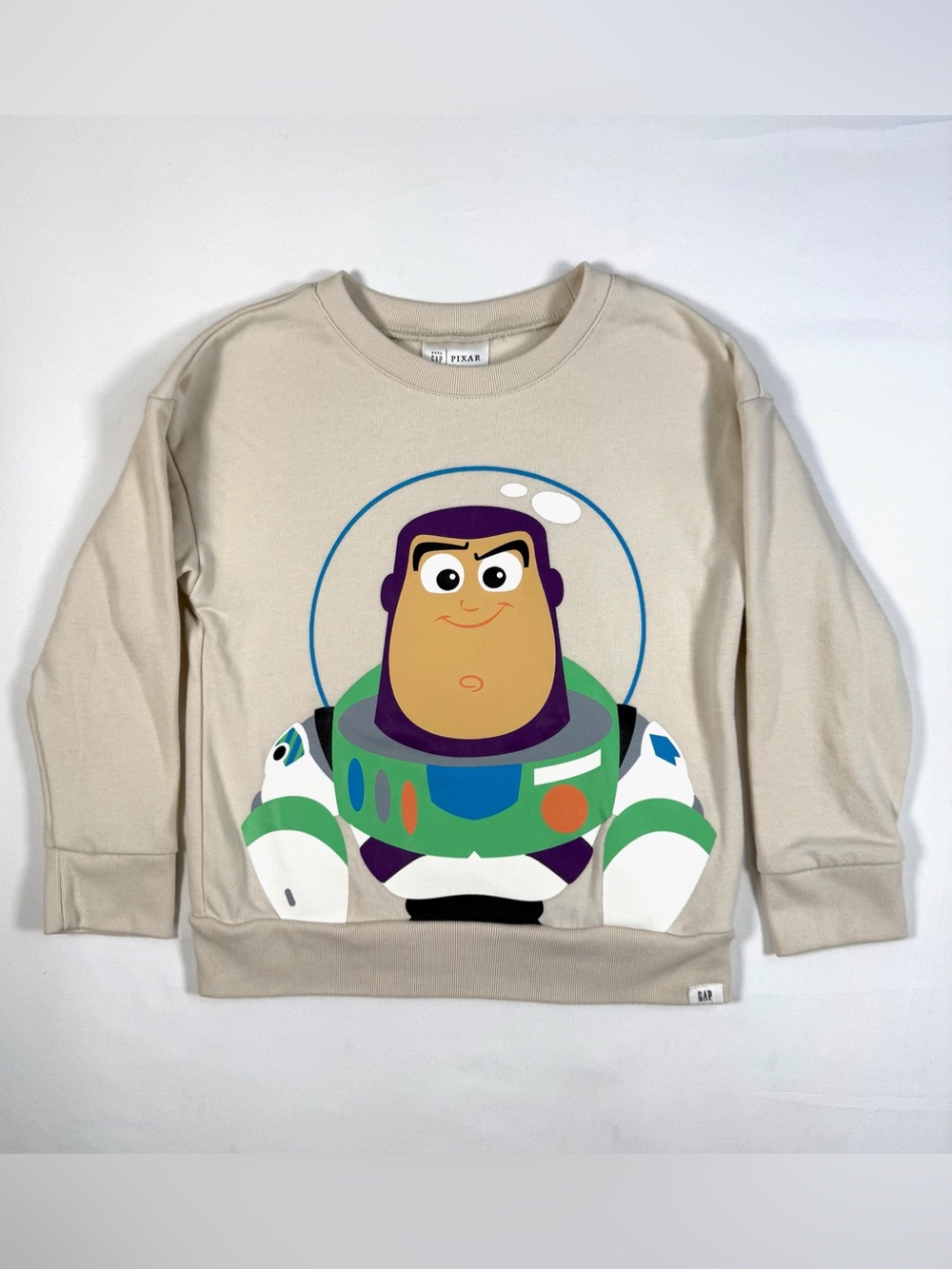 GAP x PIXAR Buzz Lightyear Graphic Sweatshirt 4 Disney Toy Story Toddler Kidcore
